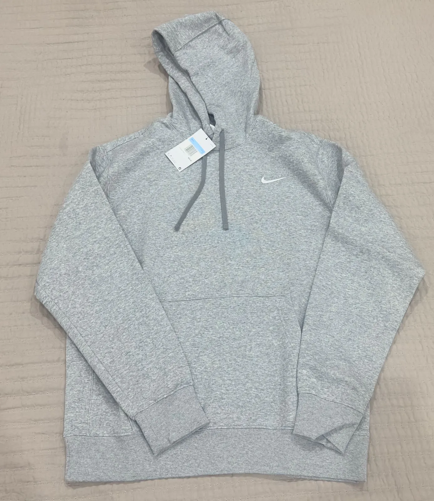 Buzo con capucha nike gris (s)