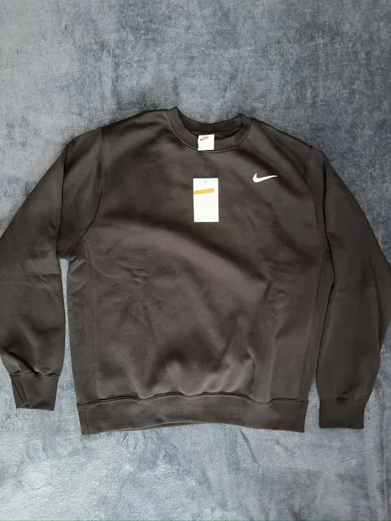 Buzo nike sin capucha negra (s)