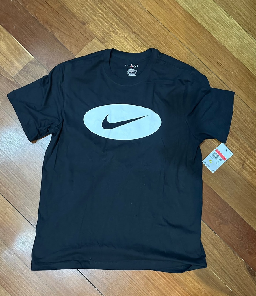 Camiseta Jordan basicas negra (m)