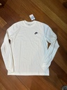 Camiseta nike manga larga blanco