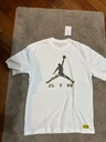 Camiseta Jordan logo Jumpman blanca realtree