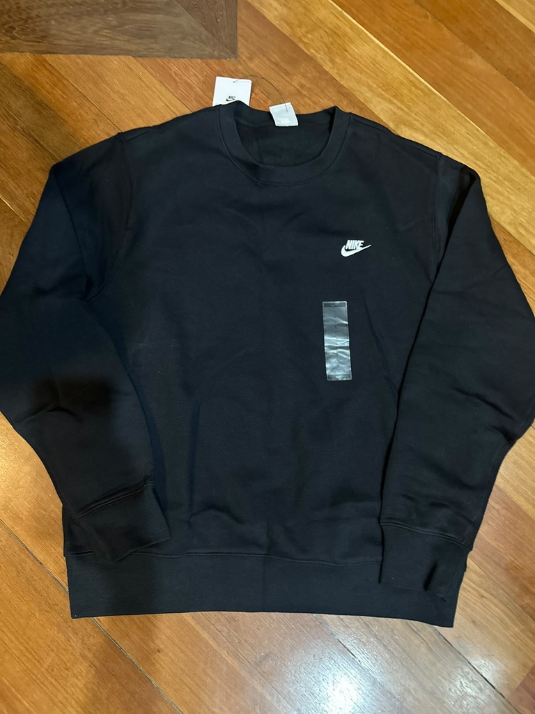 cami Buzo nike club negra (s)